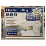 Brother LX3817 Lightweight Sewing Machine in Open