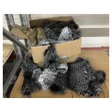 Box of Faux fur fabric. See photos