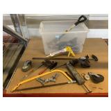 Tools incl. Clamps, Wheels, Shovel and more