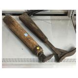 2 VTG Prosthetic legs, approx 26in longest one