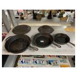 Cast Iron Pans with Some Lids - Lodge, Made in