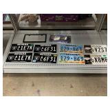 Nevada License Plates - 3 Matched Pairs - 4 are