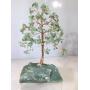 Gemstone & copper prosperity tree, stands approx