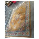 Large 9x12 high pile wool area rug