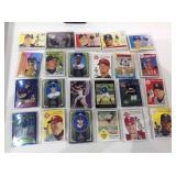 Mixed sports cards with stars in packs