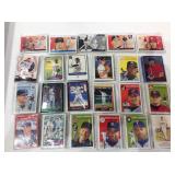 Mixed sports cards with stars in packs