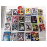 Mixed sports cards with stars in packs