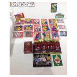 Sealed packs & sports cards