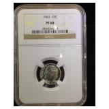 1963 NGC PF68 Silver Roosevelt Dime