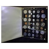 Plaque of 7- US Proof Sets, 1957-1963,