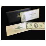 2003 Uncirculated $2 FRN, W/folder, Federal
