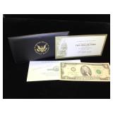 2003 Uncirculated $2 FRN  w/folder, Federal
