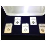5-Silver Roosevelt dimes, all NGC PF67-69,