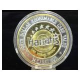 46.6 g .999 Fine Silver Harrahs $40 Silver Strike