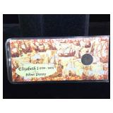 1558-1603 Silver penny  from the reign of