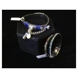 2- Leather- gemstone embellished Kalifano