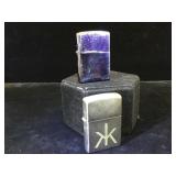 2 Vintage Zippo lighters