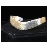 Sterling Cuff bracelet, stamped Mexico, 22.4g