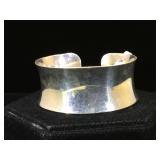 Wide Sterling cuff bracelet, 31.7g