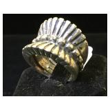 Sterling ring, size 7, 12.6g