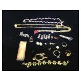 Assortment of fashion jewelry, earring, rings &
