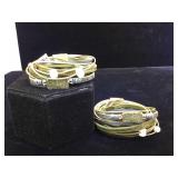 2- Leather gemstone embellished Kalifano