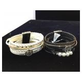 2- leather gemstone embellished Kalifano