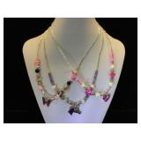 3- Southwest style necklaces, bu, heart & horse