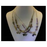 3- Southwest style necklaces, hearts & horse