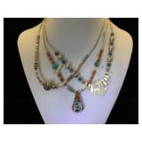3- Southwest style necklaces, ge pendants & more