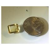 Light orange gemstone