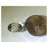 Large light light greenish gemstone