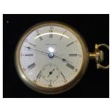 Waltham 15 jewel running pocket watch