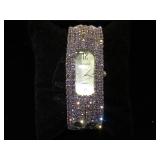 Be Dazzled quartz watch by Kalifano w/ Swarovski