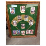 California Angels card display