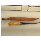 Hand-made J. Marttiini signed Finland filet knife