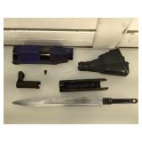 SKS bayonet, magazine, heat shield and more