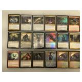 18 Magic the Gathering cards - 16 Mythic - some