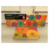 3 new 1970 Psychedelic Capitol blank cassette