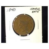 1840 Large Cent