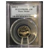 2004-S PCGS PR69DCAM  Peace Medal  Nickel