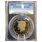 2003-S. PCGS PR69 DCAM Kennedy Half Dollar