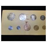 Swedish coin set, some silver