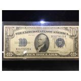 1934 C  $10 Silver Certicate