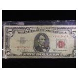 1963 $5 US Note