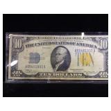 1934 A $10 Silver Certificate  North Africa note
