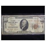 1929 $10 National Security Note , The Seaboard