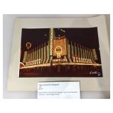 Binions Horseshoe Photograph ,signed by