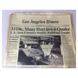 1994 Los Angelas Times , (33 Die, Many Hurt in