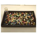 Lot of vintage marbles - some handmade - great